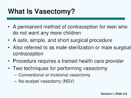 No Scalpel Vasectomy